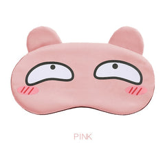 Cotton Cartoon Face Sleep Eye Mask Cute Funny Lovely Eye Cover Sleeping Mask Travel Rest Eye Band Kids Eye shade Patch Blindfold