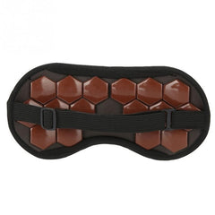 Natural Real Tourmaline Eye Massager Therapy Jade Stone Germanium Sleep Eye Mask Shade Cover Relaxation Healthcare Gift